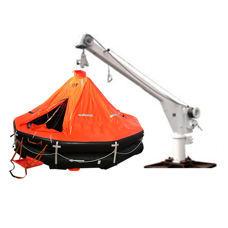 Davit launched Inflatable liferaft