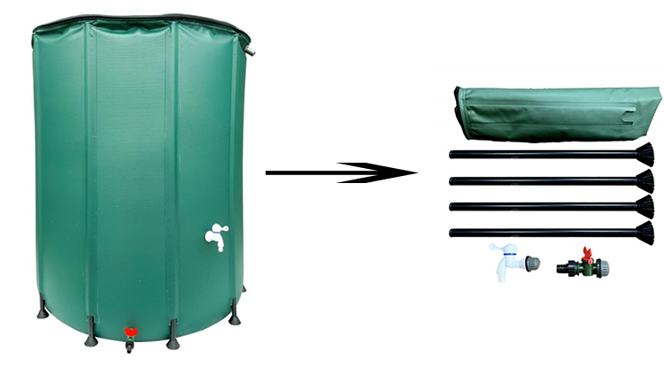 Collapsible rain barrel15