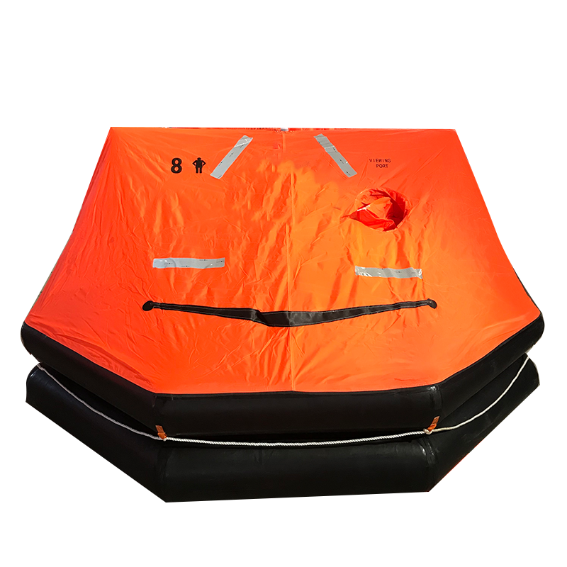 Marine Throw Overboard Inflatable Liferaft for Lifesaving