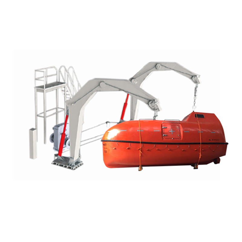 Marine Gravity Luffing Arm Type Lifeboat for Lifesaving