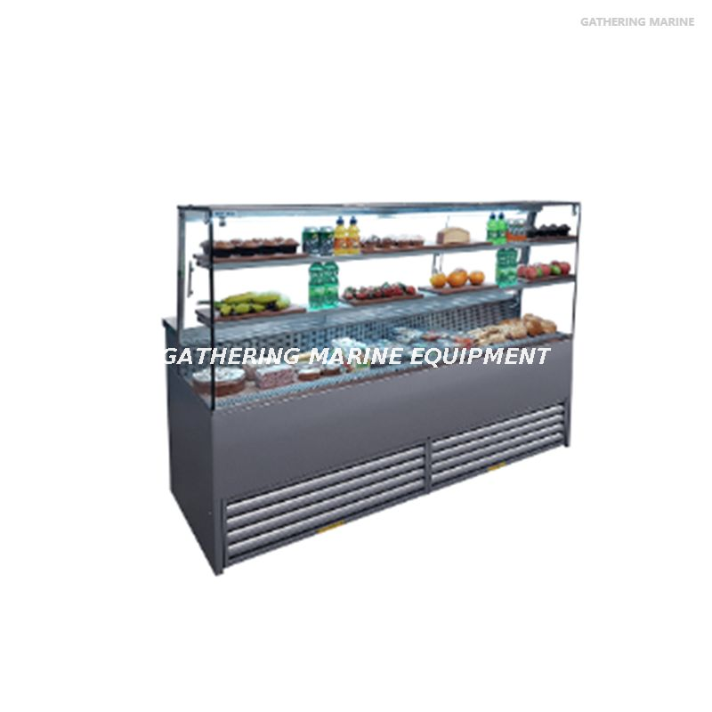 Marine Air Cooling Open Refrigerated Display Cabinet 