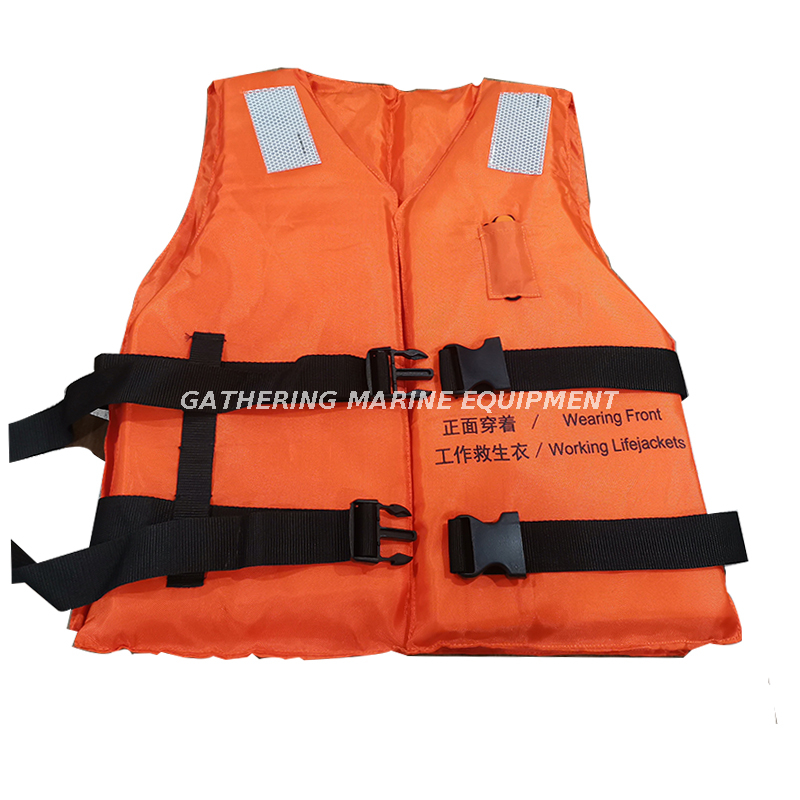 75N Polyester Work Life Jacket Water Sports Adults Vest