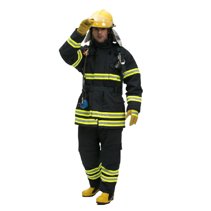 EN Standard Firefighter Safety Outfit Intense Fire Proximity Fire Suit for sale3