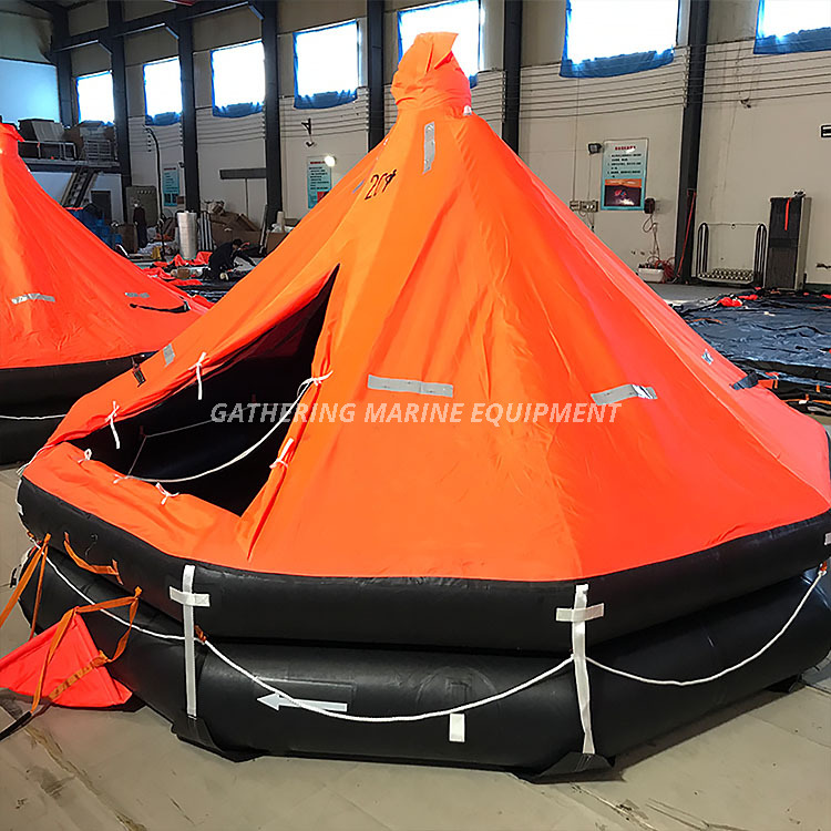 Davit Launched Inflatable Life Raft