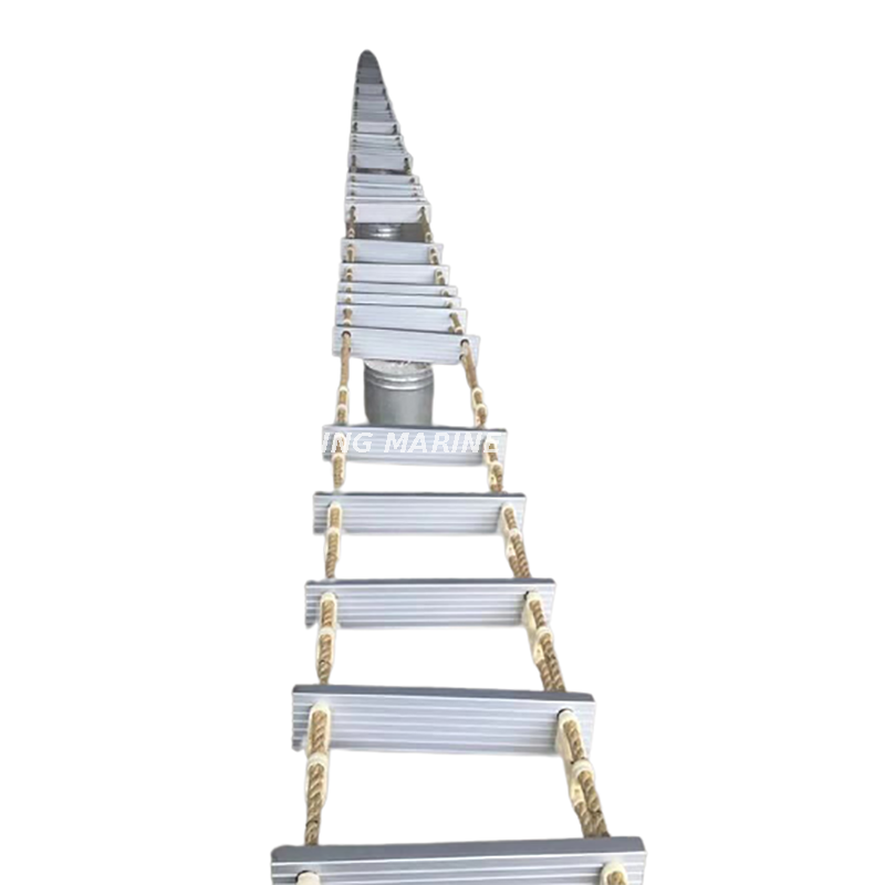 Marine Embarkation Ladder Rope Ladder Wooden Step Ladders