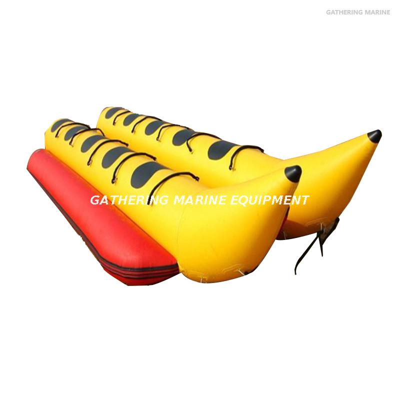3-10 Persons PVC Towable Banana Boat Water Park Inflatable Fly Fish Boat
