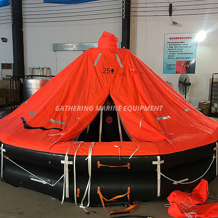 Davit Launched Inflatable Life Raft