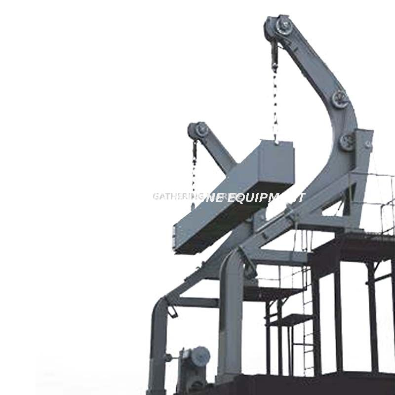China Gathering Marine Totally Enclosed Lifeboat Davit Gravity type Davits 