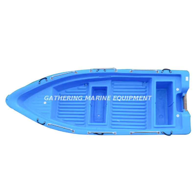 3.6m Plastic Sea Safety Fishing Vessels with Outboard Motor
