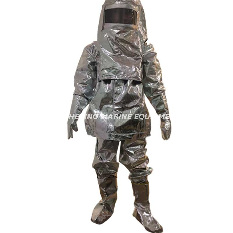 Aluminum Foils Heat Insulated Suit Fire Protective Suit