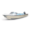 Aluminum Boat Fishing Rowing Durable Boat Aluminium-Alloy Hull