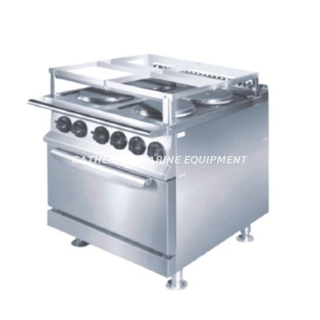Marine Cooking Range With Oven Round Hot Plate type cooking range