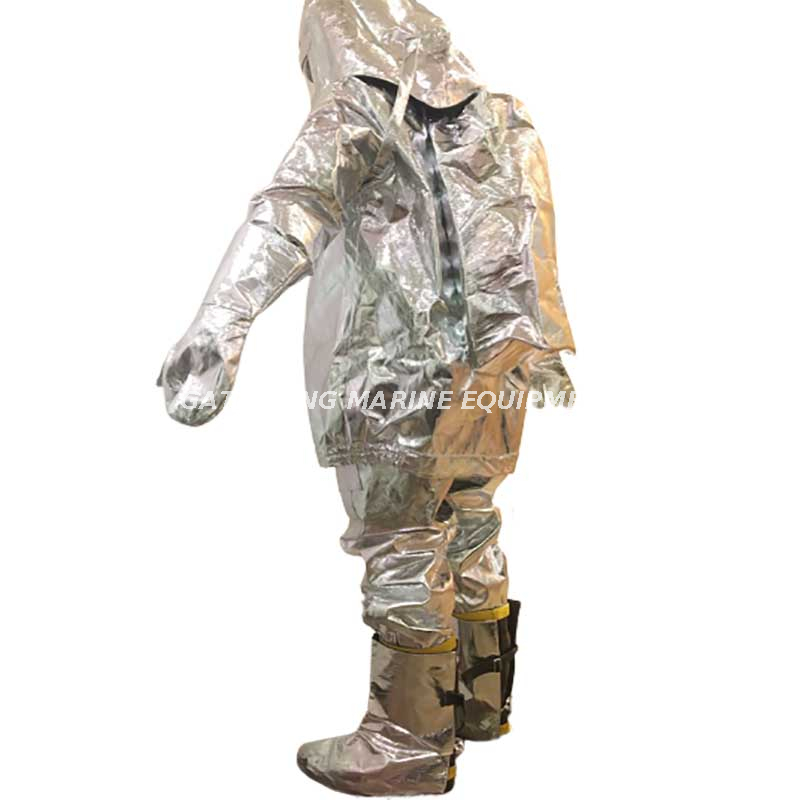 Aluminum Foils Heat Insulated Suit Fire Protective Suit