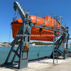 China Gathering Marine Totally Enclosed Lifeboat Davit Gravity type Davits 