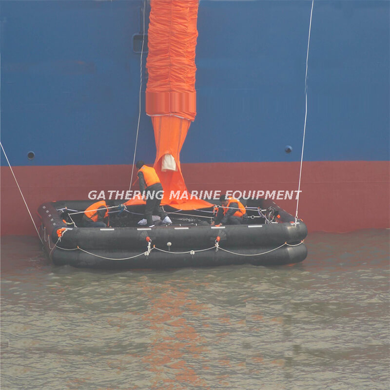 Marine Evacuation Chute System Single Slide Vertical MES Ship