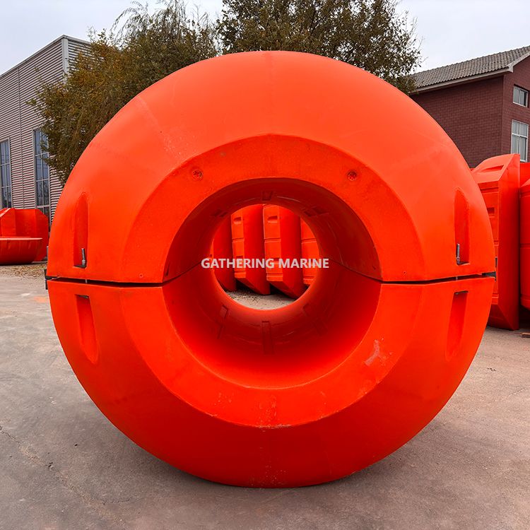 Marine Used Dredge Pipe Floater Buoy Plastic Dredging Pipe Floats Pontoon Floats