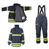 EN Standard Fire Suit Waterproof Fireprooof Fire Fighting Suit Firemen Overalls Fireman's Outfit