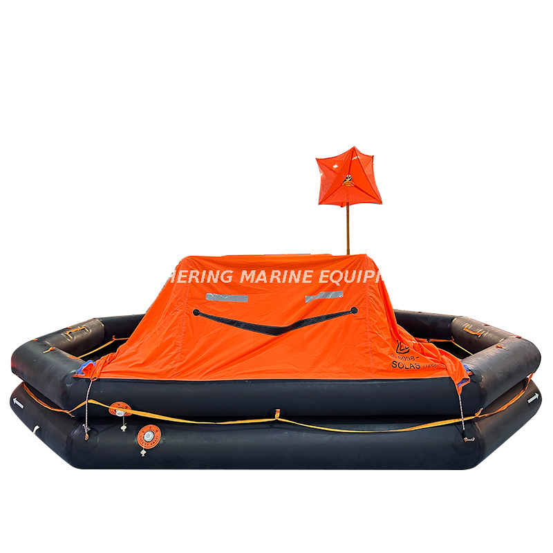 SOLAS 6-35persons Throw-Overboard Inflatable Life Raft with CCS EC Certificate