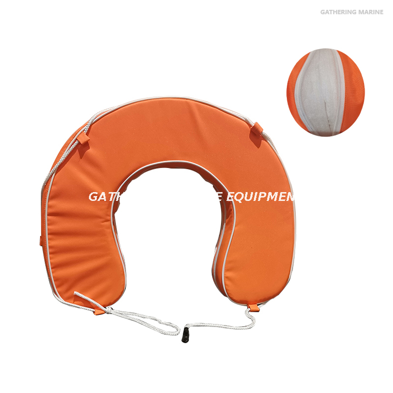 Water Rescue U Shape PU Foam Orange Horseshoe Life Buoy - Buy Life Buoy ...