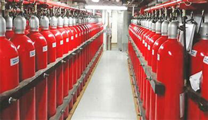 Marine Fire fighting CO2 System