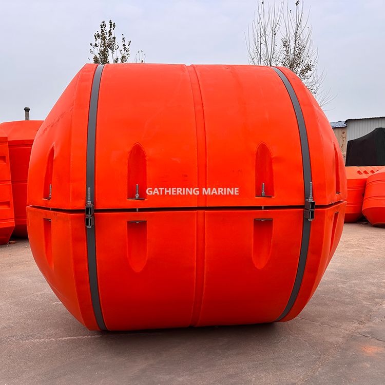 Marine Used Dredge Pipe Floater Buoy Plastic Dredging Pipe Floats Pontoon Floats