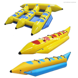 3-10 Persons PVC Towable Banana Boat Water Park Inflatable Fly Fish Boat