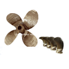 Marine Propulsion Special Design Boat Propeller Customized Copper Marine Propeller