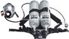 Double cylinders self-contained positive pressure air breathing apparatus 