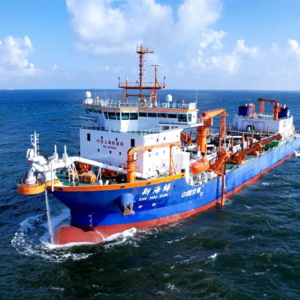 Two Types of Dredgers Developed And Designed by China State Shipbuilding Corporation 708 Were Delivered And Started Construction!