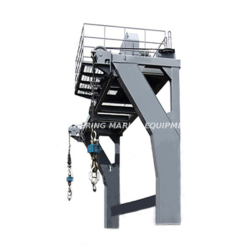 Offshore Platform Type Davit Enclosed Lifeboat Davit with Certification