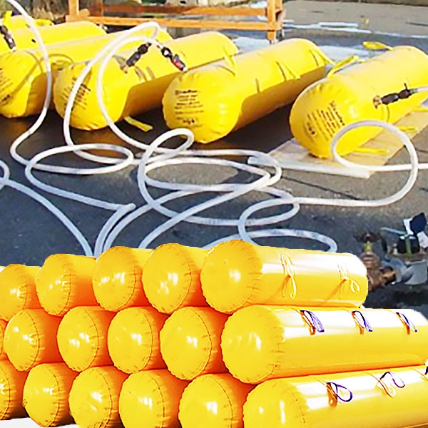 Crane testing water bags revealed these surprising shapes!