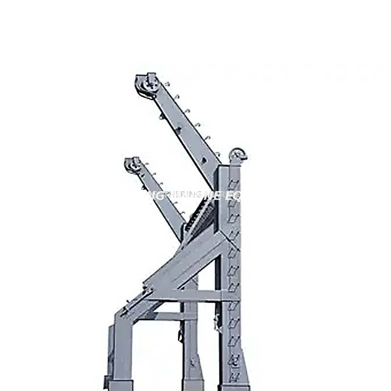 China Gathering Marine Totally Enclosed Lifeboat Davit Gravity type Davits 