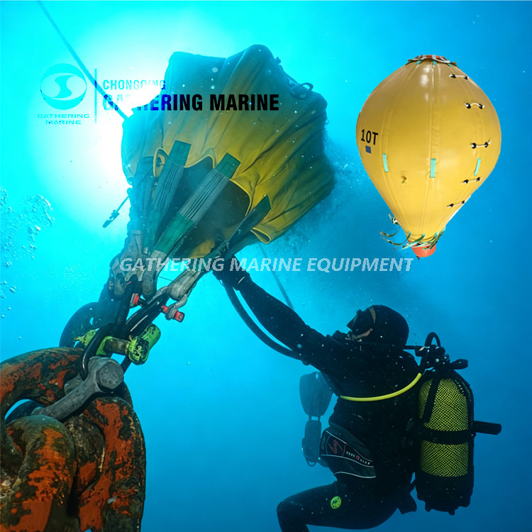 IMCA D016 Standard 0.1-50T Underwater Air Lifting Bags Suitable for Shipwreck Salvage And Cable-assisted Buoyancy