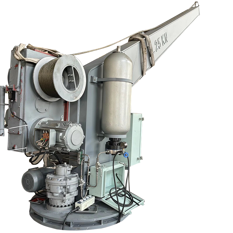 single arm davit png