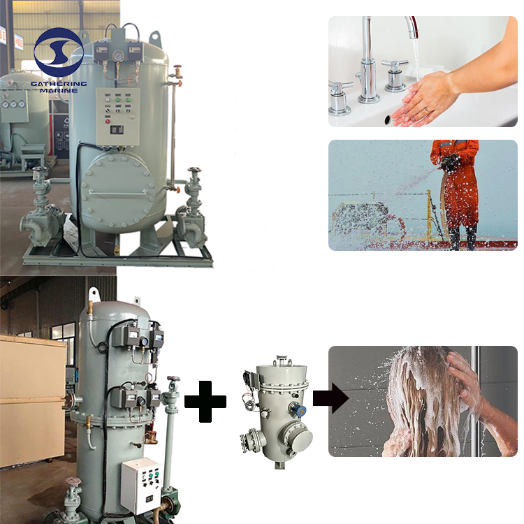 What is the working principle of a pressurized water tank?