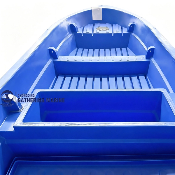 Why is PE material recommended for fishing boats?